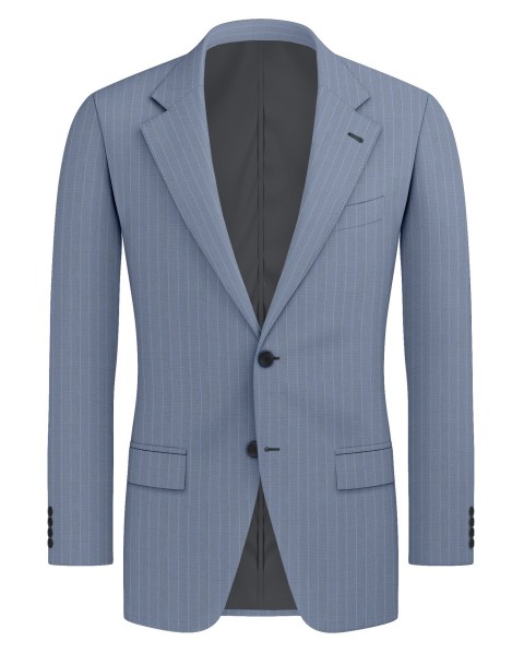 Light blue 4901-23 - 70% Blend Wool Suit
