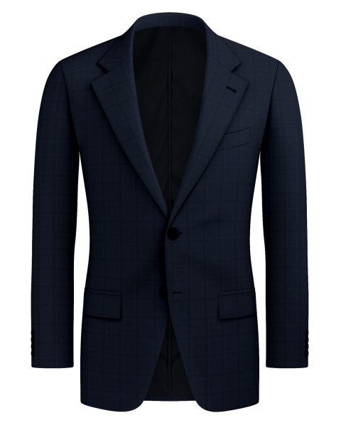 Blue 4901-53 - 70% Blend Wool Suit