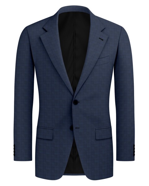 Blue 4901-68 - 70% Blend Wool Suit