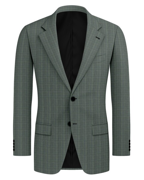 Green 4901-70 - 70% Blend Wool Suit