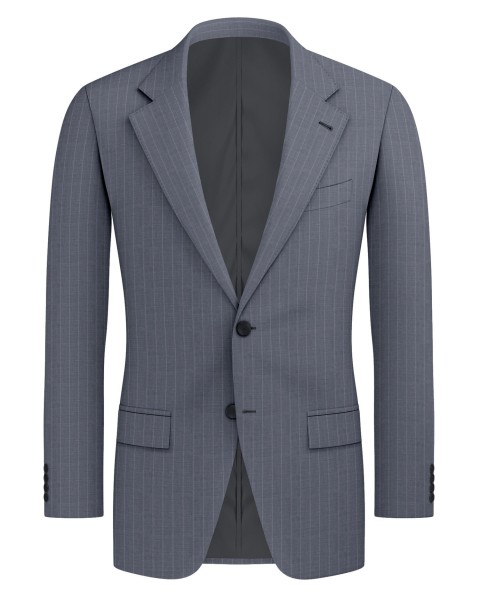 Grey 4901-8 - 70% Blend Wool Suit