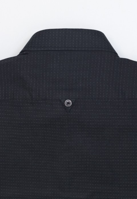 BLACK DENIM DOT SHIRT