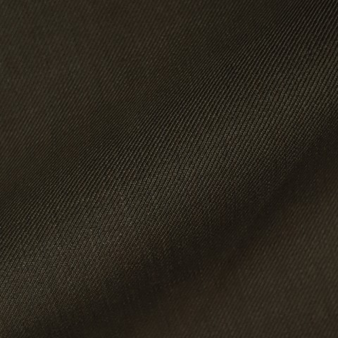 DARK BROWN TWILL WOOL BLEND