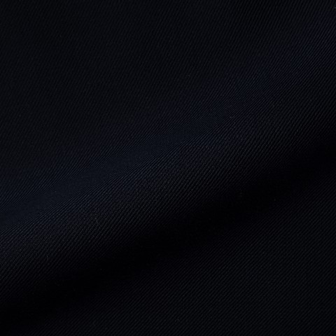 VERY DARK NAVY BLUE TWILL WOOL BLEND