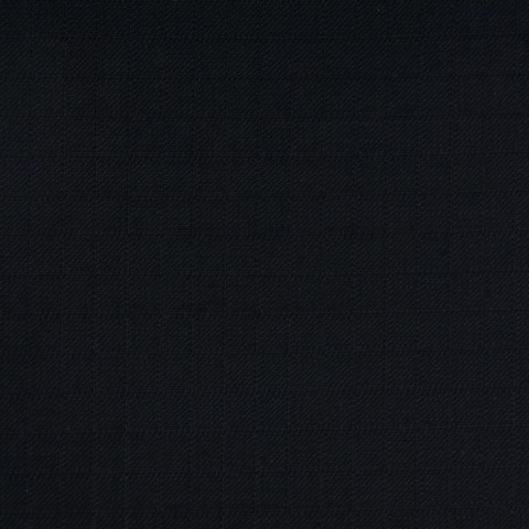 VERY DARK NAVY BLUE (MOSTLY BLACK) CHECK WOOL BLEND