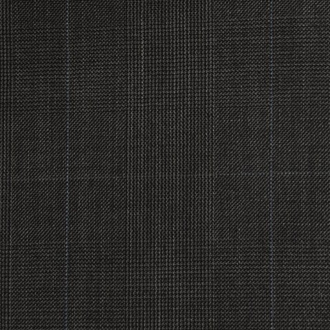 DARK GRAY GLEN PLAID WOOL BLEND