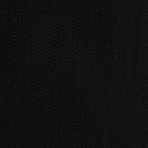 BLACK HERRINGBONE WOOL BLEND