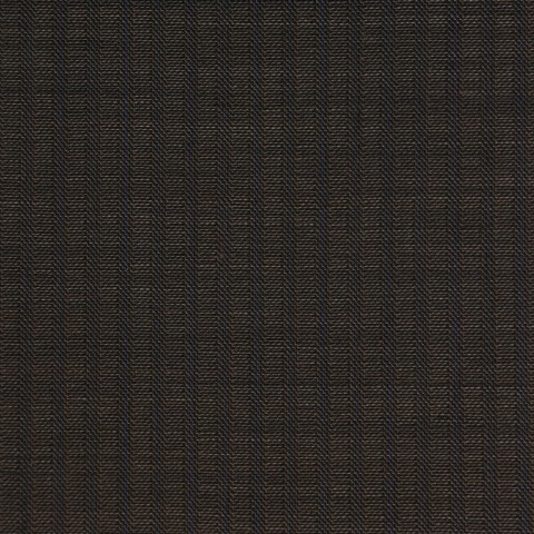 VERY DARK GREY & BLUE STRIPE WOOL BLEND