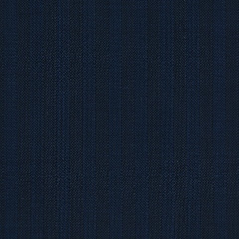DARK BLUE STRIPE WOOL BLEND