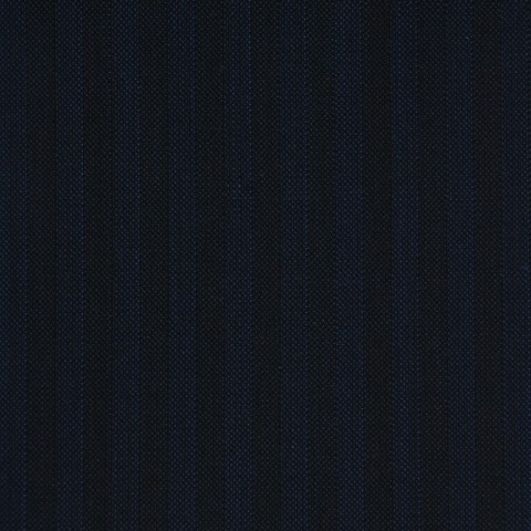 VERY DARK BLUE STRIPE WOOL BLEND