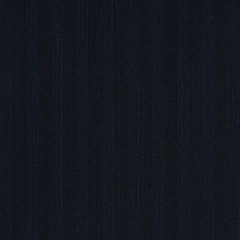 VERY DARK BLUE STRIPE WOOL BLEND