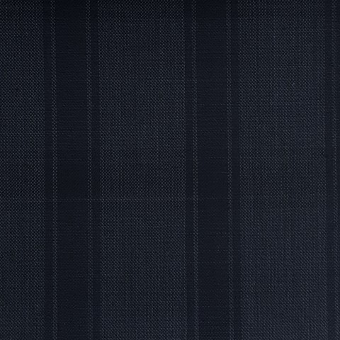 DARK BLUE TARTAN WOOL BLEND