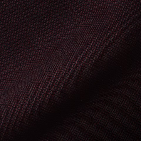  VERY DARK RED BIRD'S-EYE WOOL BLEND