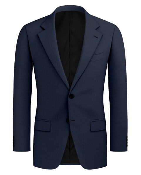 HALE NAVY SHARKSKIN WOOL BLEND Suit