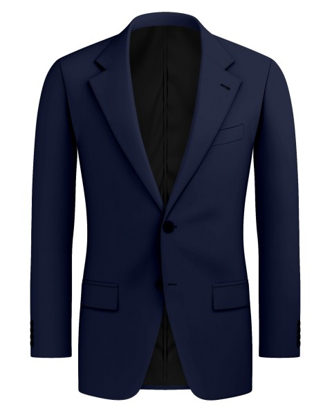 BLUE SPACE HERRINGBONE WOOL BLEND Suit