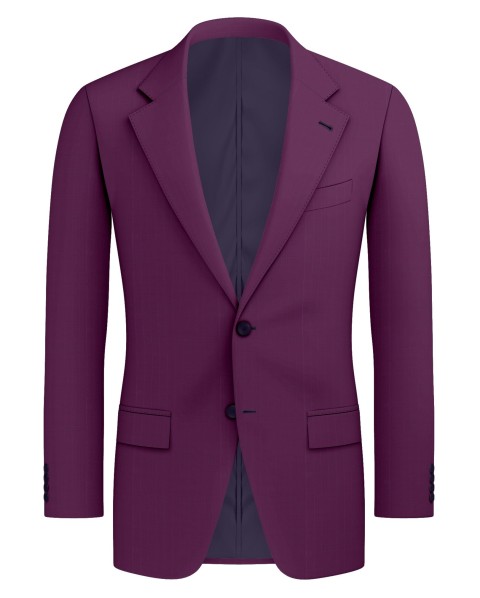 Purple 59938 - Wool Blend Suit
