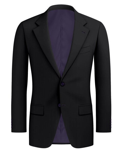 Black 59939 - Wool Blend Suit