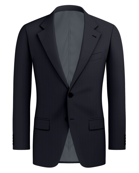 Blue 59948 - Wool Blend Suit