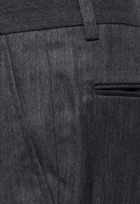 กางเกงขายาวสีเทา ผ้าทอพิเศษ