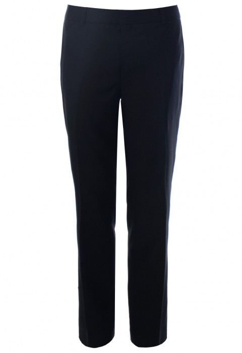 กางเกงผ้าวูล สีกลมเข้ม