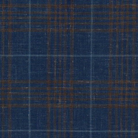 Blue 701304 - Wool Linen Suit