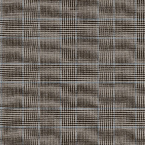 Brown 701317 - Wool Linen Suit
