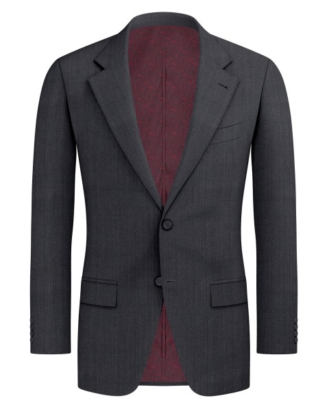 Grey 72619 - 70% Wool Pants