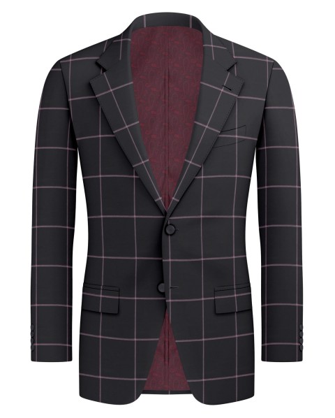 Black 72627 - 70% Wool Suit