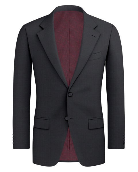 Black 72630 - 70% Wool Suit