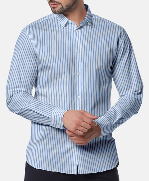 Blue 756117 - Pure Cotton Shirts