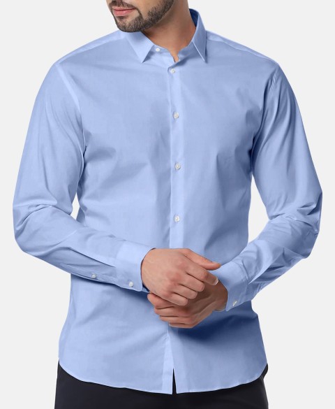 Blue 756124 - Pure Cotton Shirts