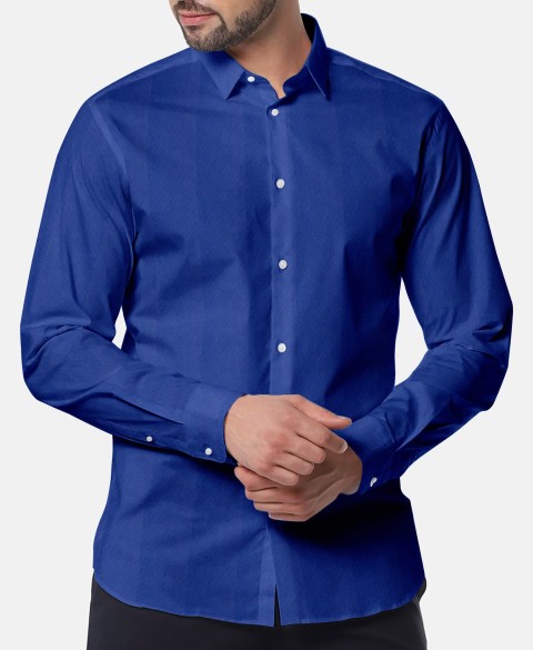 Blue 756127 - Pure Cotton Shirts