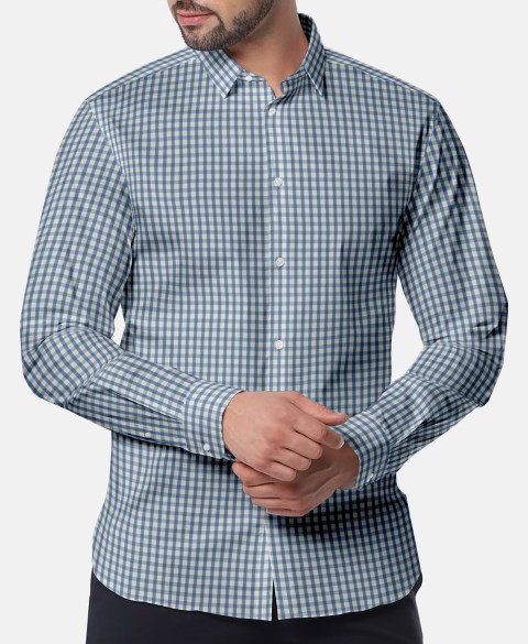 Blue 756235 - Pure Cotton Shirts