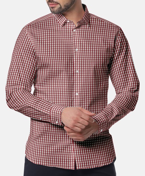 Red 756239 - Pure Cotton Shirts