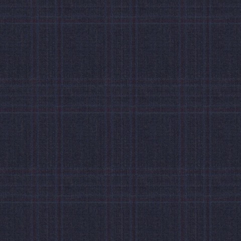 Navy Blue Purple Window Pants  