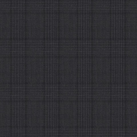 Dark Grey Glen Check Pants