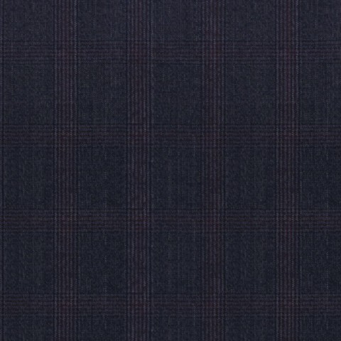 Navy Blue Red  Glen Check Pants