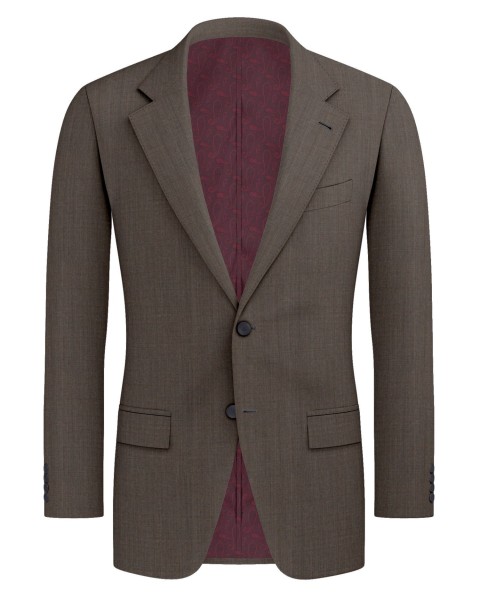 Brown GS247701-31 - GS Blend Wool Pants
