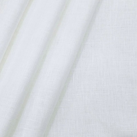 White LH2101-1 - Solid Pure Linen Shirts