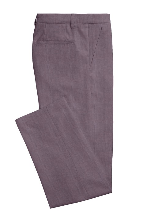 Purple LH260-19 - Pure Linen Suit