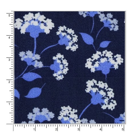 Blue PRT2306 - 100% cotton printed shirts