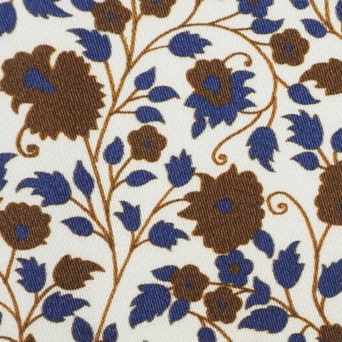 Brown PRT2307 - 100% cotton printed shirts