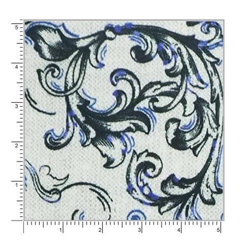Blue PRT2315 - 100% cotton printed shirts