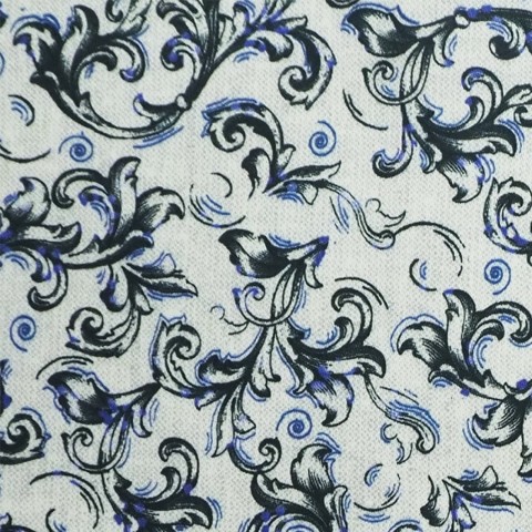 Blue PRT2315 - 100% cotton printed shirts