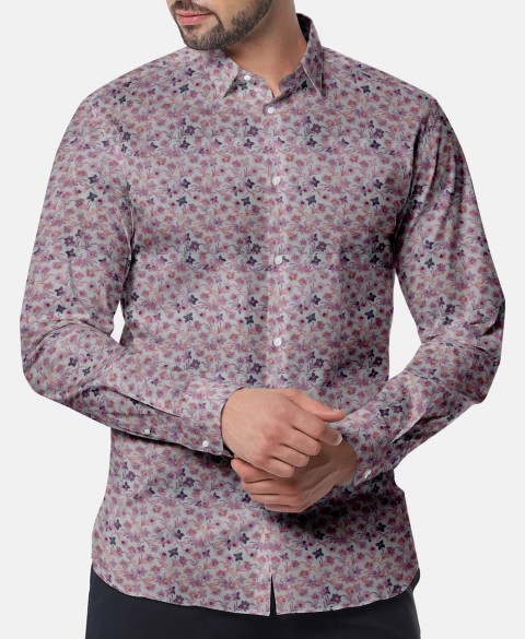 Pink PRT2317 - 100% cotton printed shirts