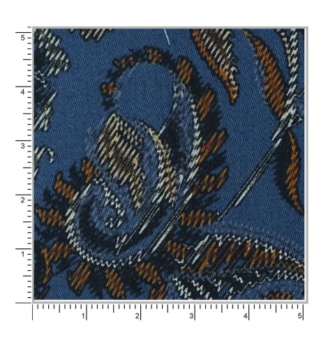 Blue PRT2325 - 100% cotton printed shirts