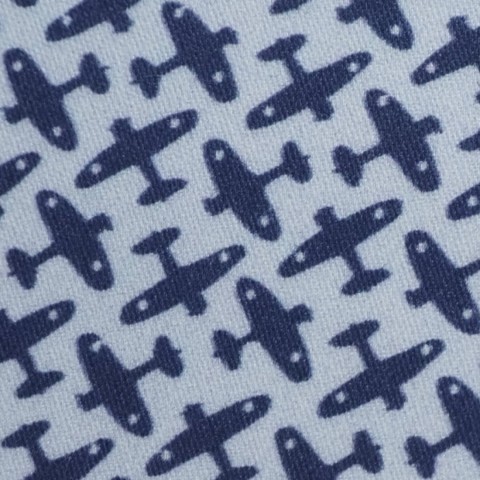 Blue PRT2328 - 100% cotton printed shirts