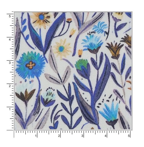 Blue PRT2329 - 100% cotton printed shirts