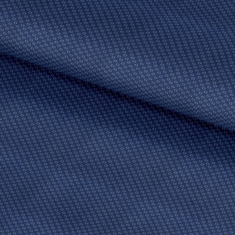 Blue PRT2332 - 100% cotton printed shirts