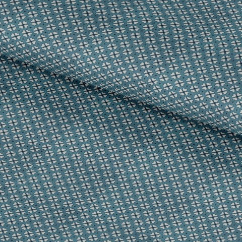 Blue PRT2334 - 100% cotton printed shirts